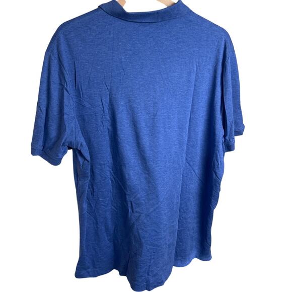 Polo Ralph Lauren Classic Fit Size Large Blue Short Sleeve Side - Picture 2 of 5